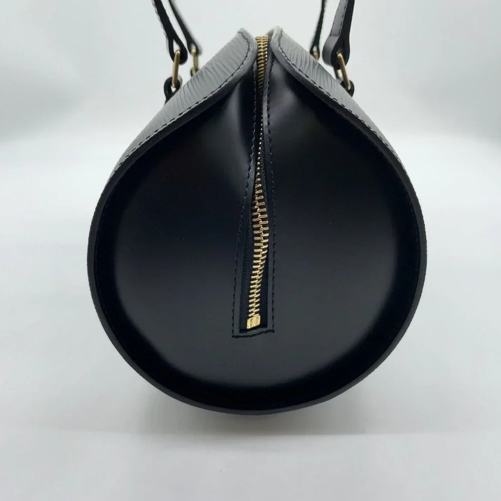 Authentic Louis Vuitton Leather Epi Soufflot Satchel Bag w/ Accessories Pochette - Picture 4 of 16